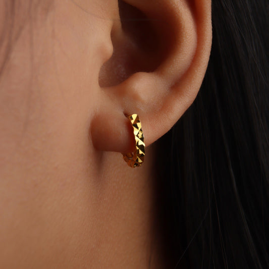 DAX S925 Silver Geometric Rocky Style