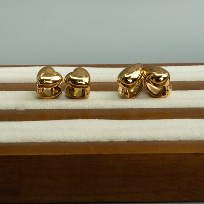 10mm Small Thin Huggie Clip Earrings for Women's