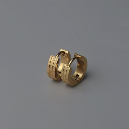 JANE Triple Line Mini Clip Earrings