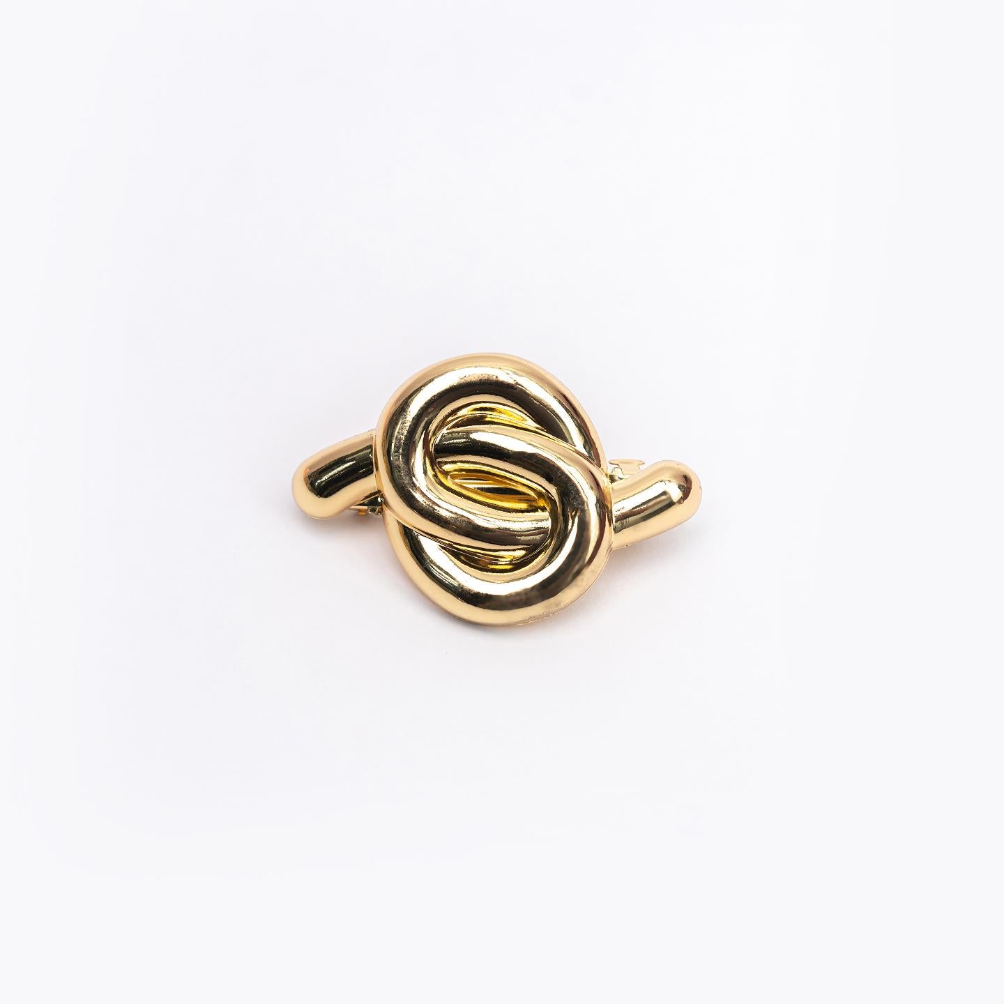 Hair Clip BLOOM Collection for Women – Gold Tone Stylish Barette Hair Accessories