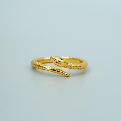 VYX Snake Head Tail Adjustable Ring for Women