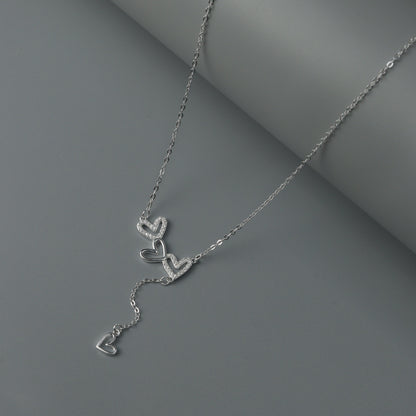 S925 Silvers Versatile Shapes Pendant Chain Necklace for Women