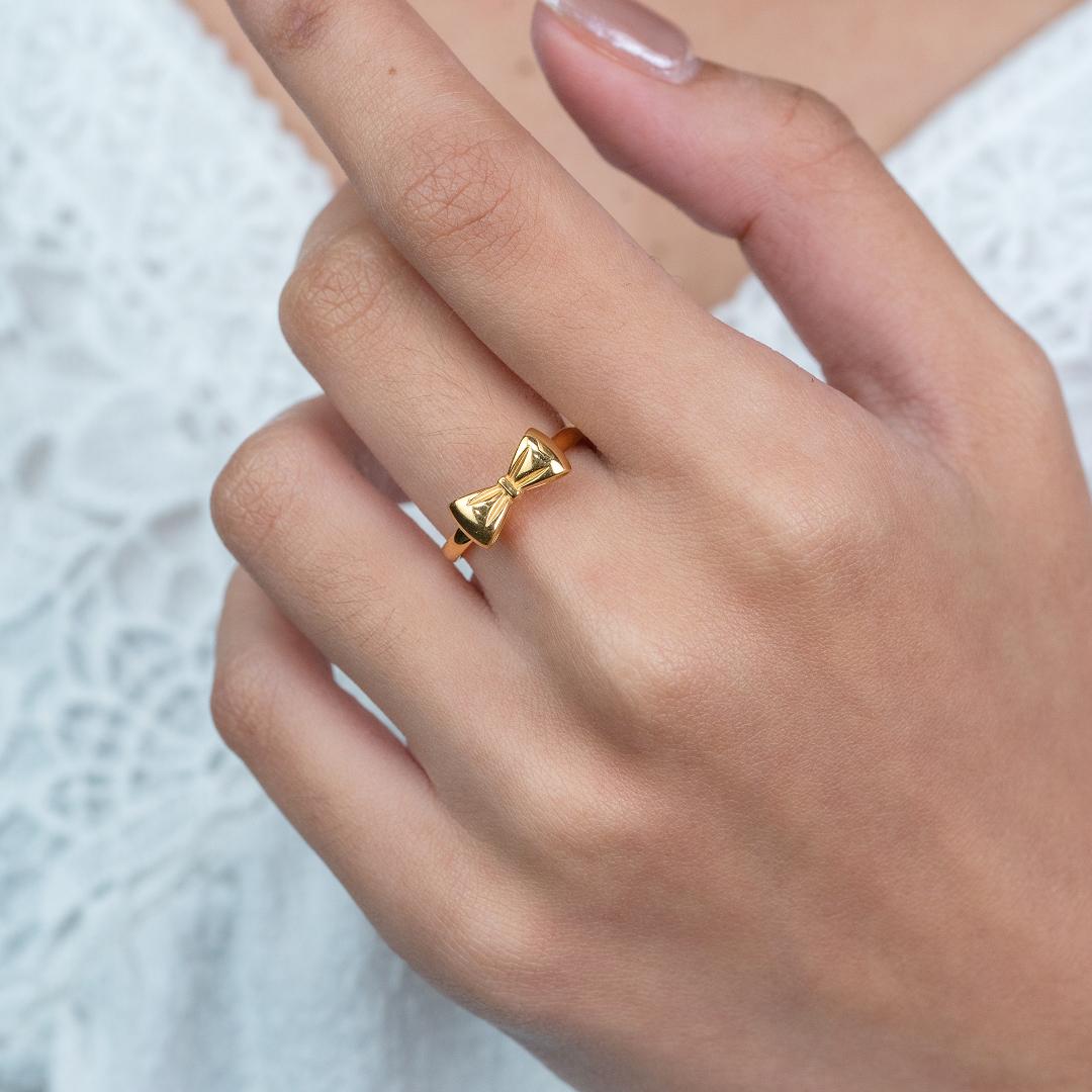 BOEN Ribbon Ring for Women