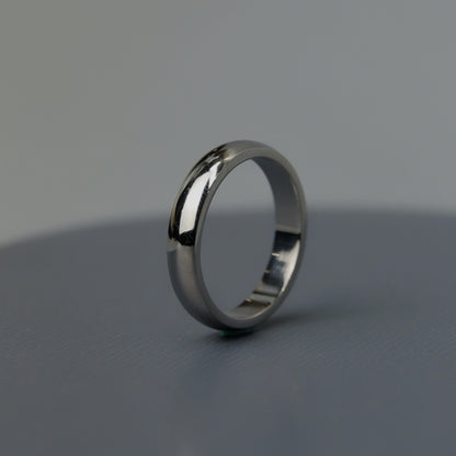 Men Jewelry VAN Silver Thick Plain Ring Fashion For Men's