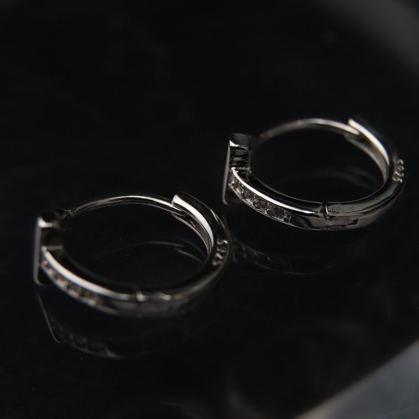 DREI S925 Silver Letter T Clip Earrings Women's