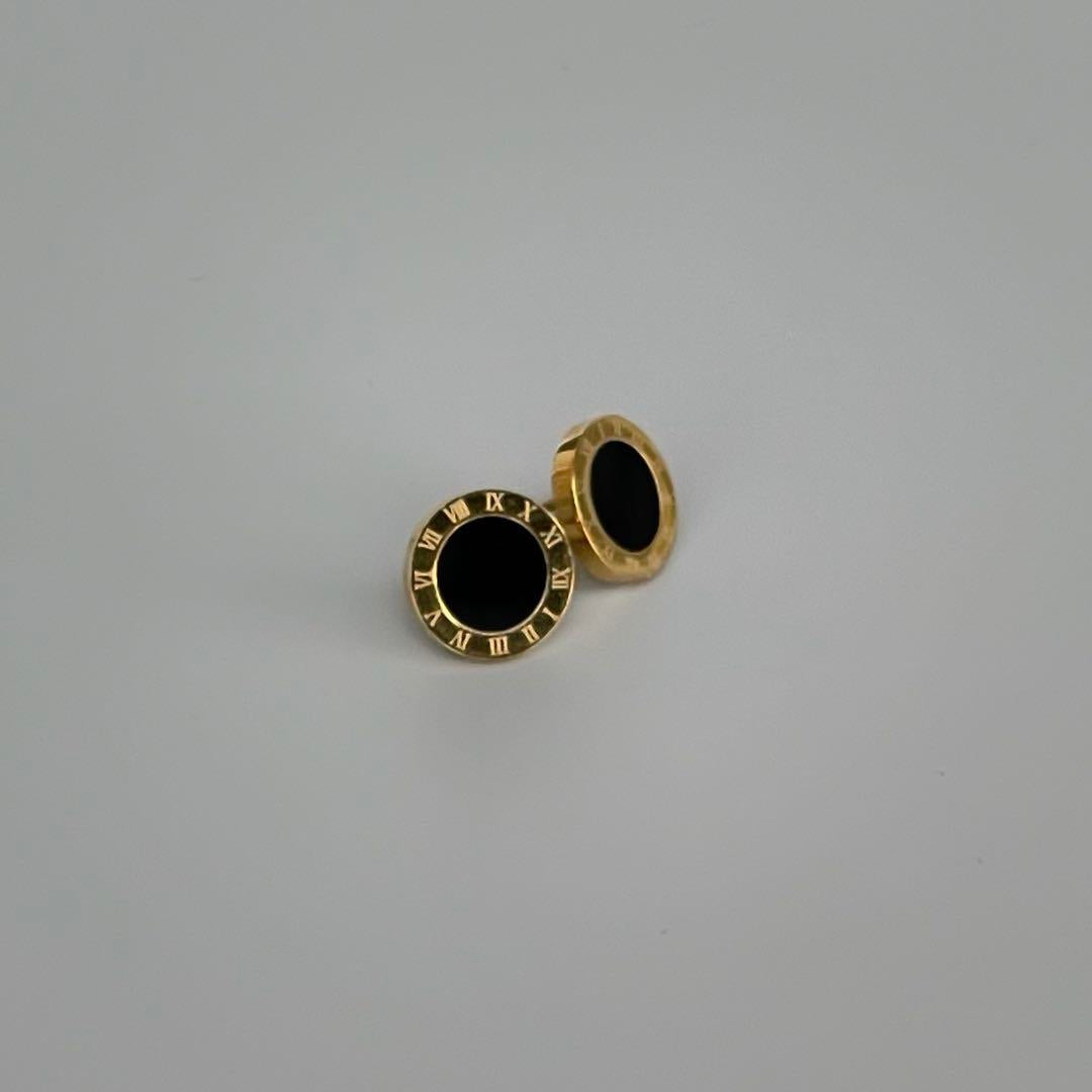 Black Round Collection Sets Of Necklace, Earrings & Bracelet