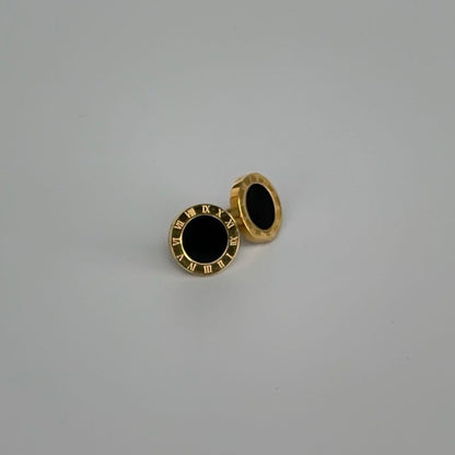 Black Round Collection Sets Of Necklace, Earrings & Bracelet