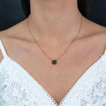 FLOREA Flower Pendant Chain Necklace