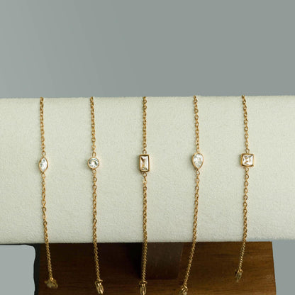 BRILLIANCE STONE Chain Bracelet Fashion Accessories