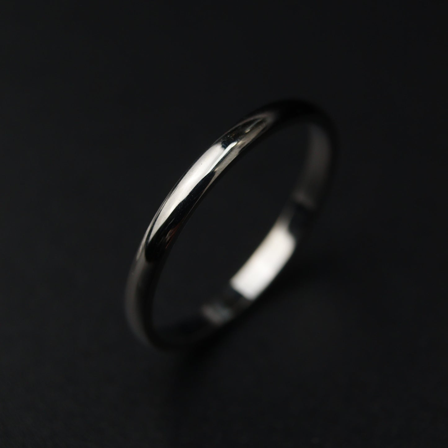 Men Jewelry LAZREN Silver Thin Plain Ring Fashion For Men's