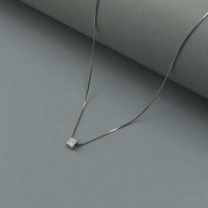S925 Silvers Versatile Shapes Pendant Chain Necklace for Women