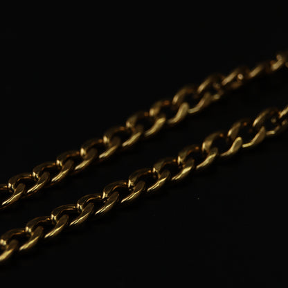 Men Jewelry RAVION Gld/Silver Buckle Chain Necklace For Men's