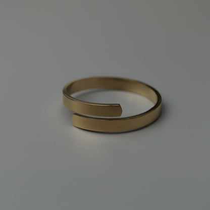Men Jewelry MATEO Plain Adjustable Wrap Ring Fashion For Men's