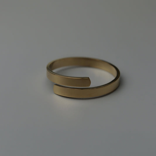 Men Jewelry MATEO Plain Adjustable Wrap Ring Fashion For Men's