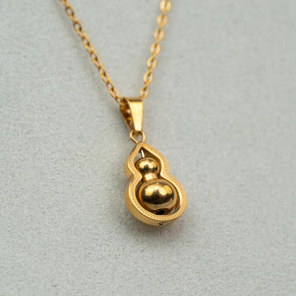 BEANE Gourd Pendant Chain Necklace