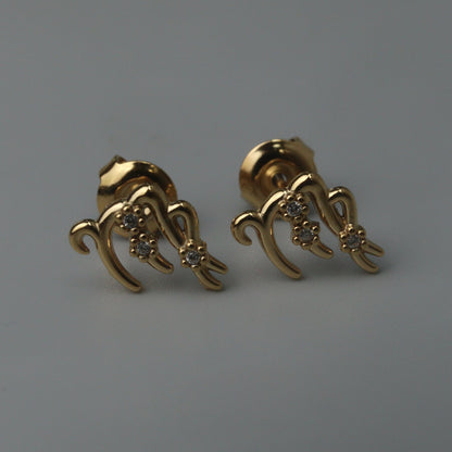 ZODIAC SIGN  Stud Earrings for Women