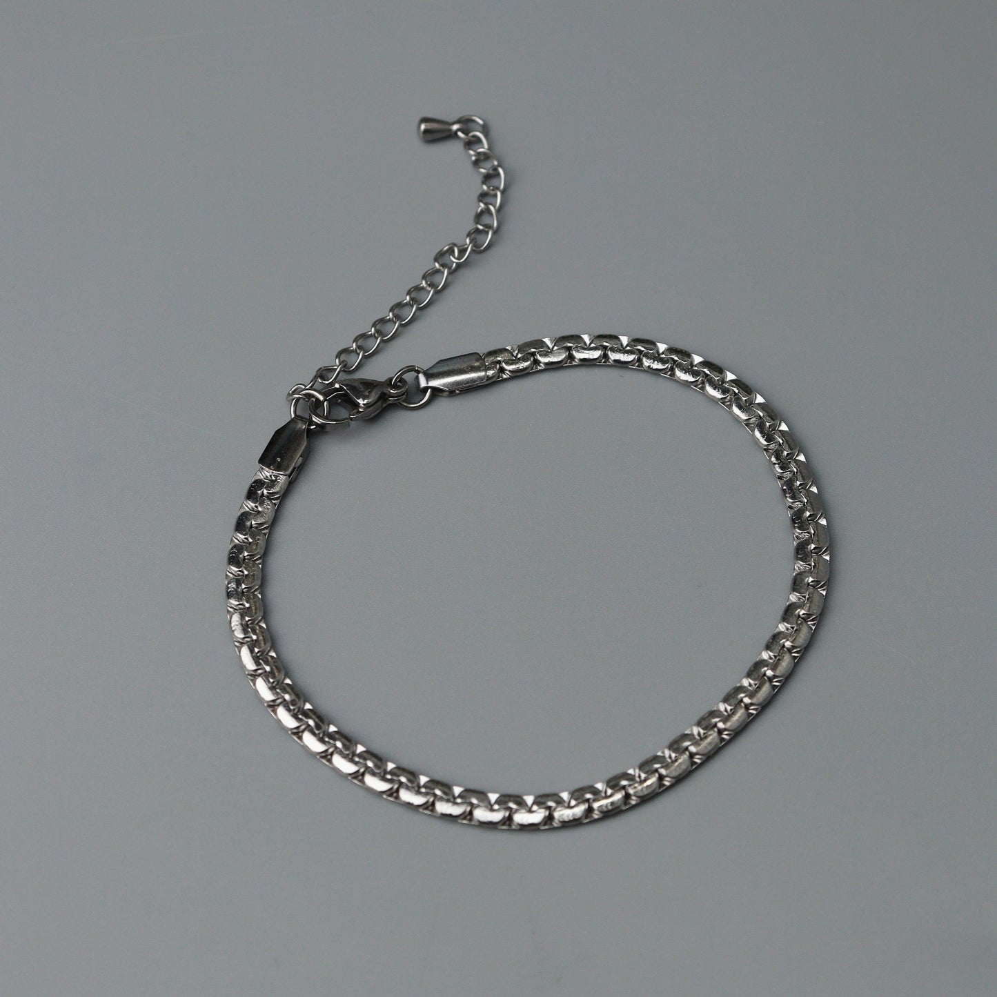 Men Jewelry RONAN Silver Thin Snake Bracelet Fashion For Men's
