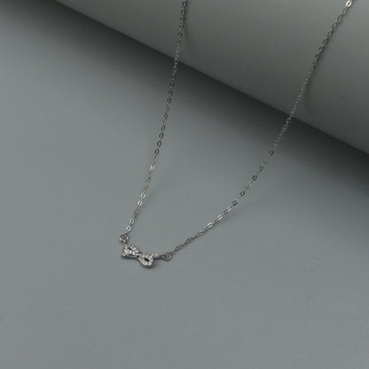 S925 Silvers Versatile Shapes Pendant Chain Necklace for Women