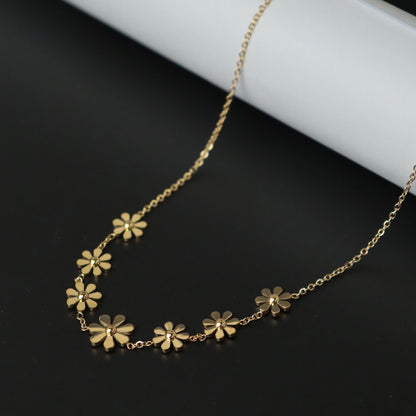 DAHLIA Flower Pendant Necklace