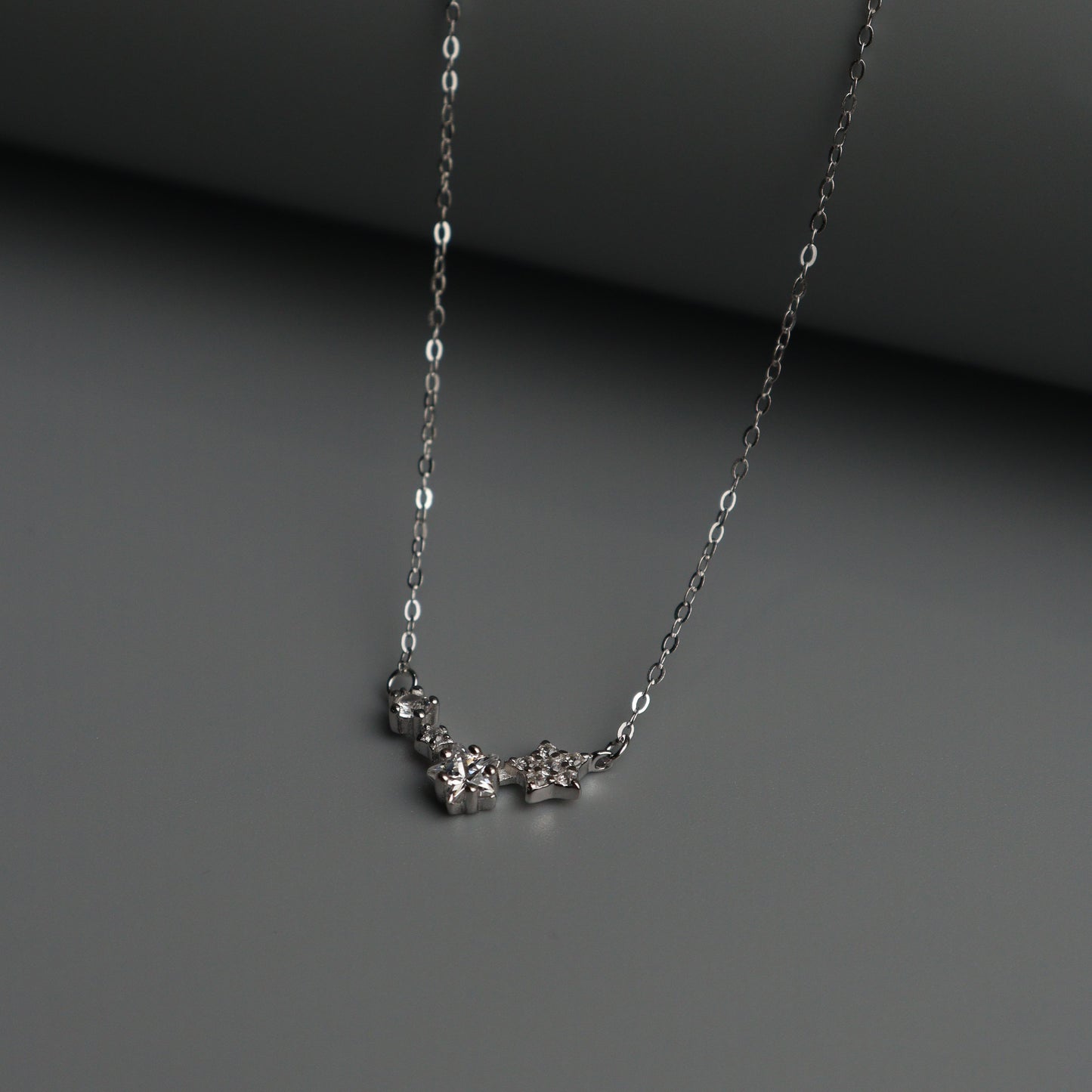SYENA S925 Silver Mini Stars Necklace