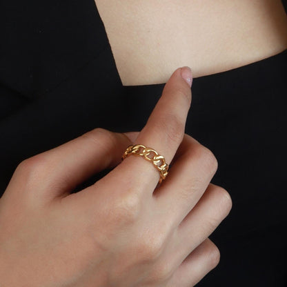 ELOISE Buckle Chain Ring for Women