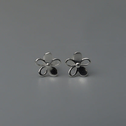 LICEA S925 Silver Hollow Flower Stud Earrings Women's
