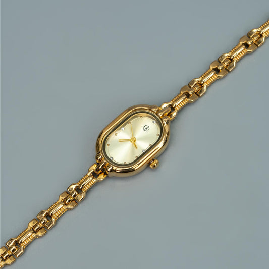 VERONICA Slim Retro Oval Dainty Women’s Wrist Watch