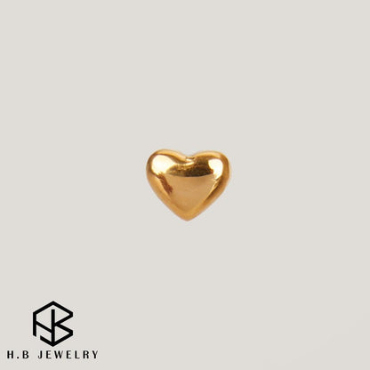 ADIRA Simple Heart Stud Earrings Fashion