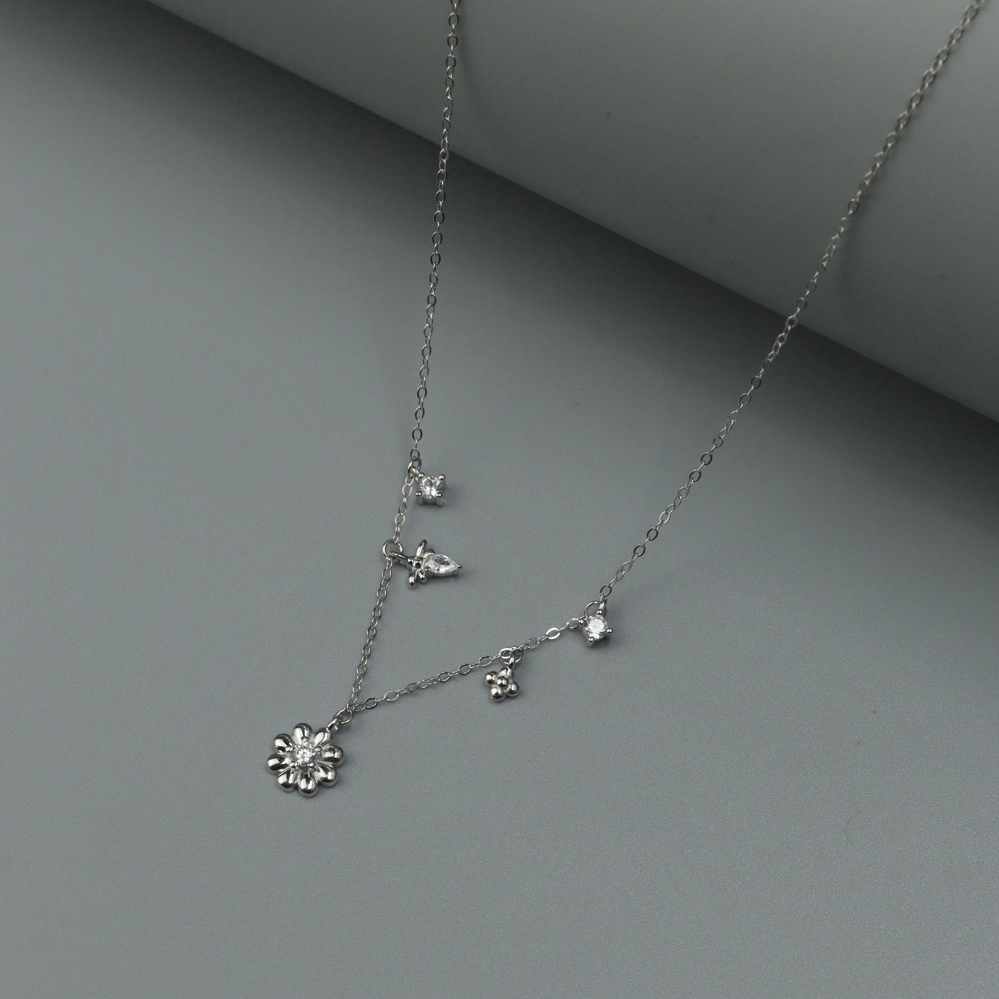 S925 Silvers Versatile Shapes Pendant Chain Necklace for Women