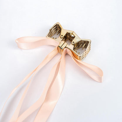 Hair Clamp ROSETTE Mini  2-Way Ribbon Hair Accessory