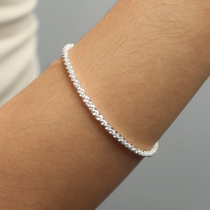 BRAVION S925 Silver Tennis for Women Bracelet Fashion