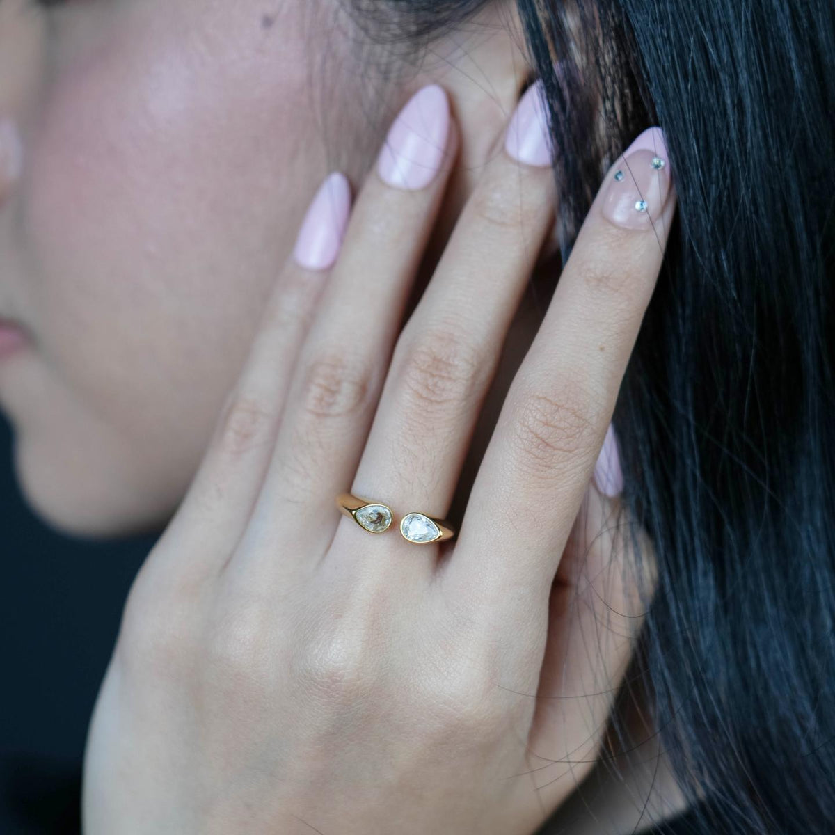 TAVI Open Edge A Tear Drop Shape Rings
