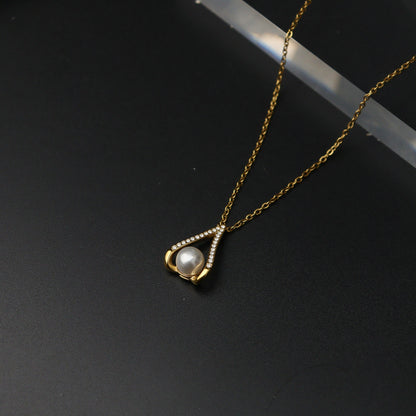 Synthetic Pearl Cage Collection Of Necklace and Earrings Women's