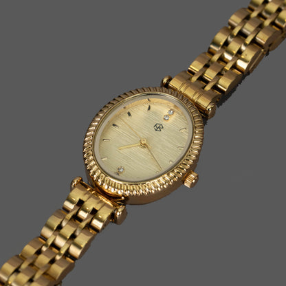 ZOVIA Oval Watch Face Women's Minimalist Fashion Watch