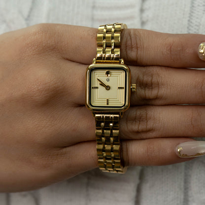 ZUNEL Square Quadrilateral Watch Face Dial Women's Minimalist Fashion Watch