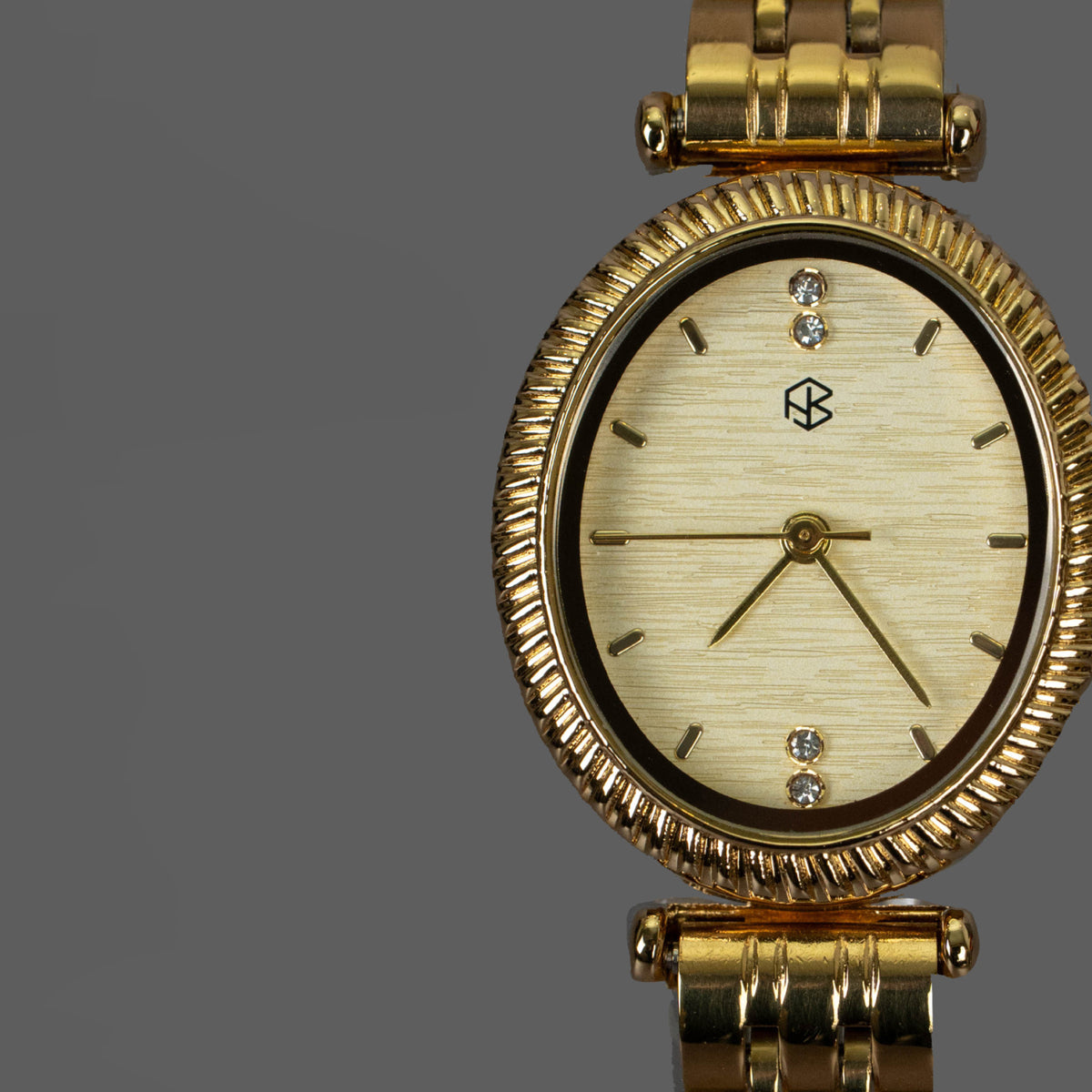 ZOVIA Oval Watch Face Women's Minimalist Fashion Watch