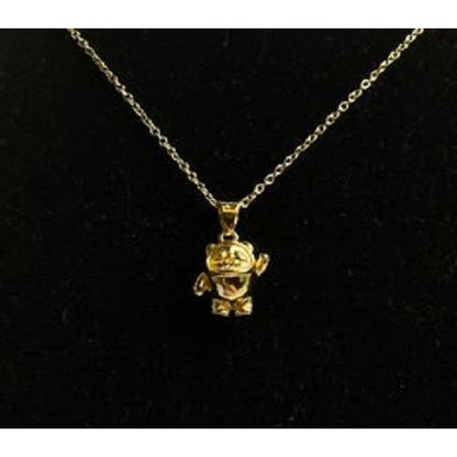 AALIYAH Gold Plated Doll  Pendant Chain Necklace