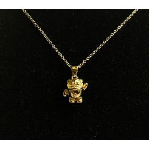 AALIYAH Gold Plated Doll  Pendant Chain Necklace