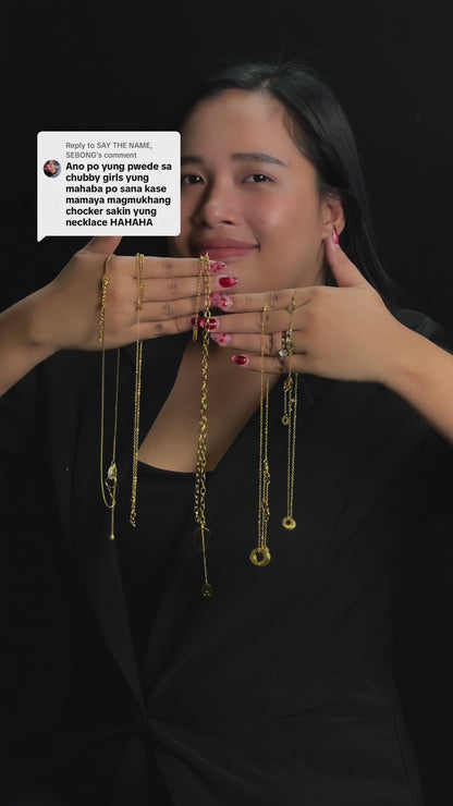 YNA Four-Butterfly Style Necklace