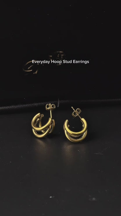 AMELIE Open Hoop Earrings