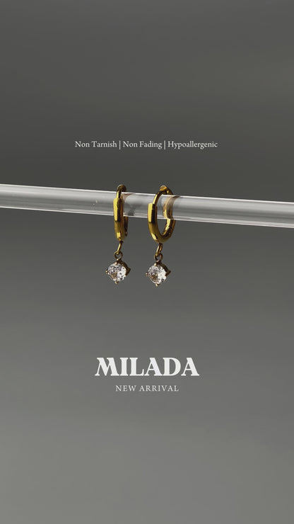 MILADA Small Huggie Clip Earrings