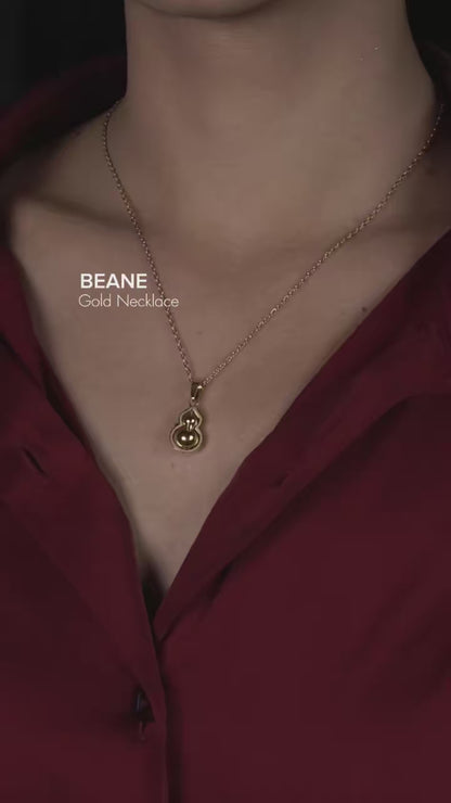 BEANE Gourd Pendant Chain Necklace