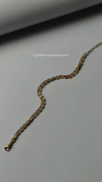 CHANTAL Dancing Chain Collection of Necklace, & Bracelet