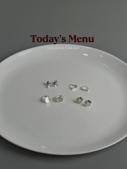 DASH S925 Silver Irregular Mini Heart