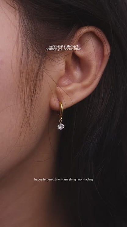 MILADA Small Huggie Clip Earrings