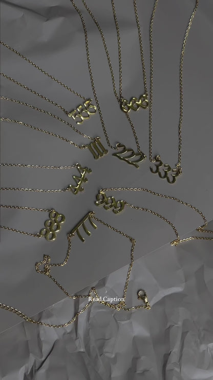 Angel Number Necklace