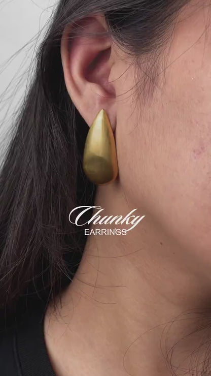 CHUNKY SCOOP EARRINGS