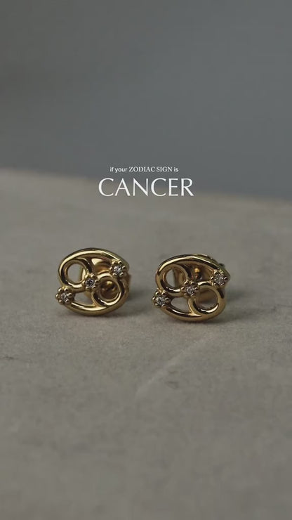 ZODIAC SIGN  Stud Earrings for Women