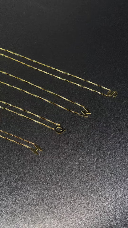 LETTER S Pendant Necklaces