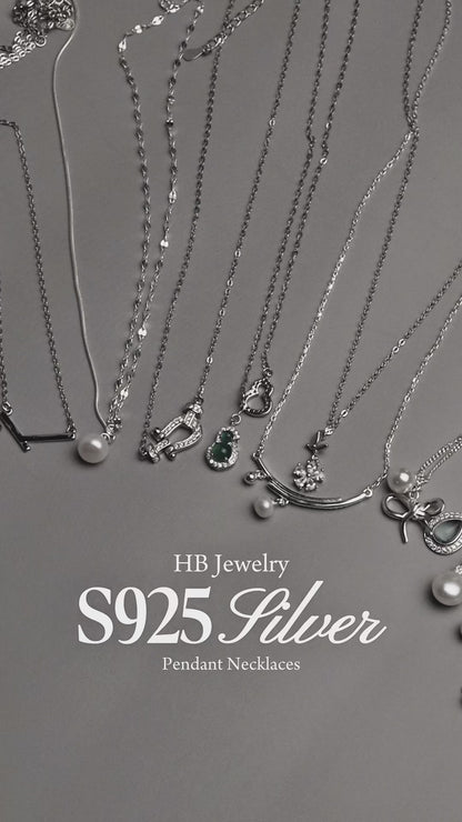 SOLACE S925 Silver Smile Fresh Water Pearl Necklace